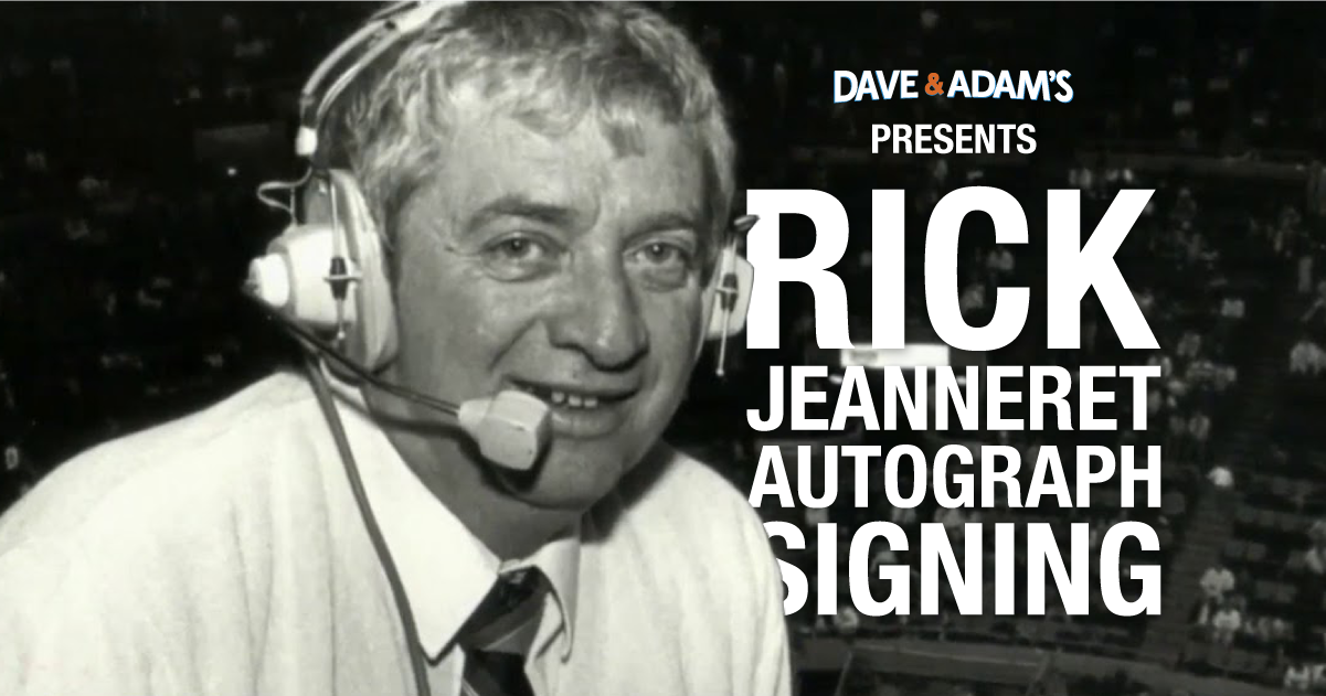 Rick Jeanneret Signed Jersey Inscribed HOF 21 (JSA)