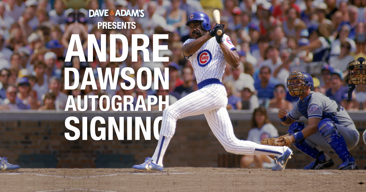 Andre Dawson Autograph Signing - Dave and Adam's Store