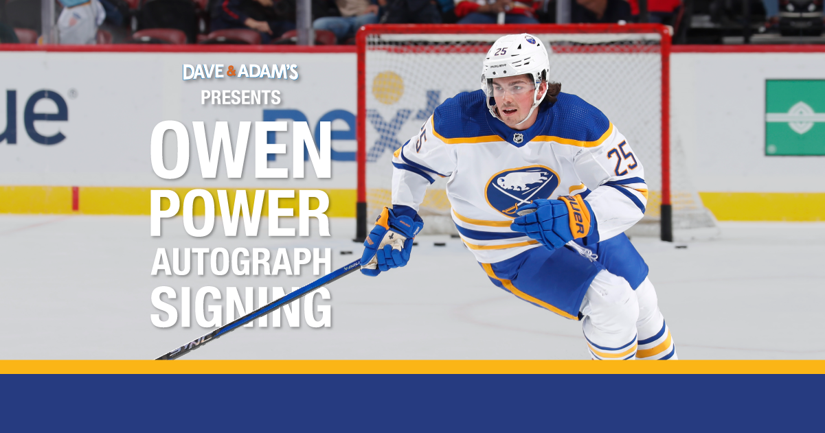 Owen Power Signed Sabres Jersey (JSA)