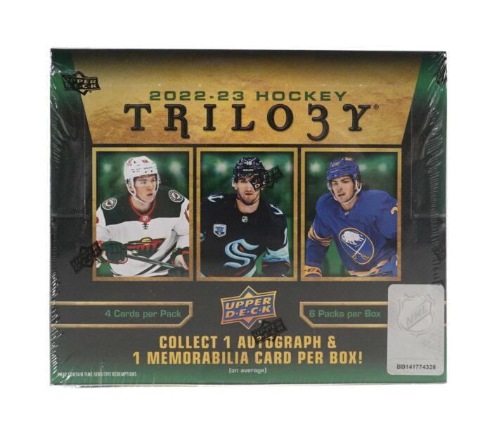 2022/23 Upper Deck Trilogy Hockey Hobby Box Personal Break