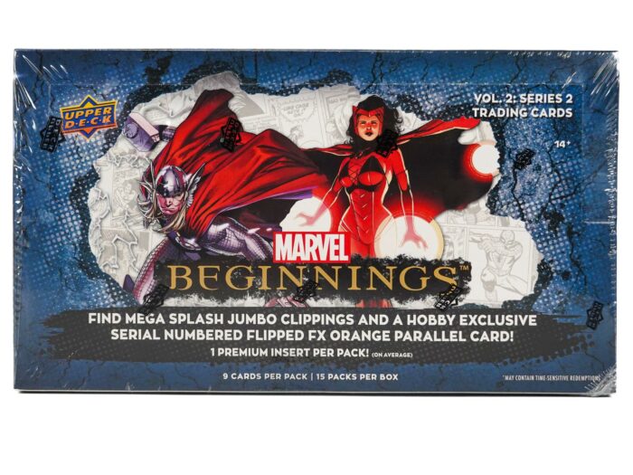 Marvel Beginnings Volume 2 Series 2 Trading Cards Hobby Box (Upper Deck 2024) Personal Break