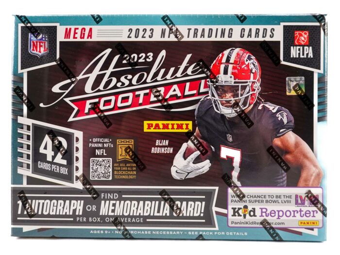 2023 Panini Absolute Football Hobby Mega Box (Teal Parallels) Personal