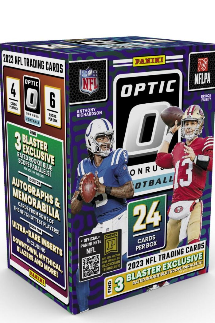 2023 Panini Donruss Optic Football 6-Pack Hobby Blaster Box (Blue Scope Parallels) Personal Break
