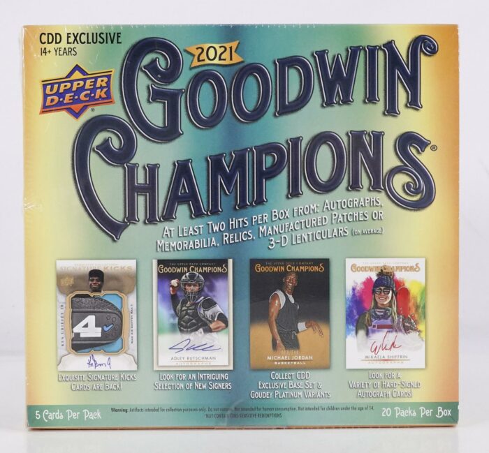 2021 Upper Deck Goodwin Champions CDD Exclusive Hobby Box Personal Break