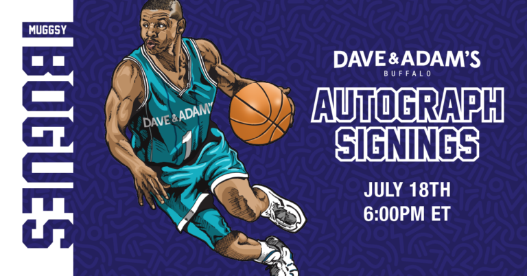 Muggsy Bogues Autograph Signing – Dave and Adam's Store